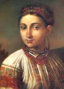 Vasily Tropinin Girl from Podillya, Spain oil painting artist